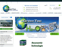 Tablet Screenshot of greentec.nl